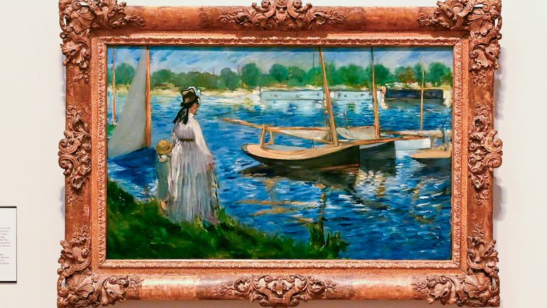 Édouard Manet (1832 – 1883), Banks of the Seine at Argenteuil (1874)