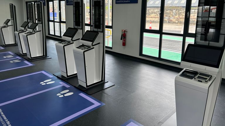 The new entry and exit system will involve people from non-EU countries - such as the UK - having their fingerprints registered and photograph taken to enter the EU. Pic: PA