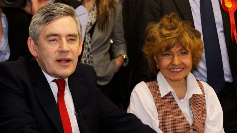 Scales was a Labour supporter and campaigned with Gordon Brown at the 2010 general election. Pic: Reuters