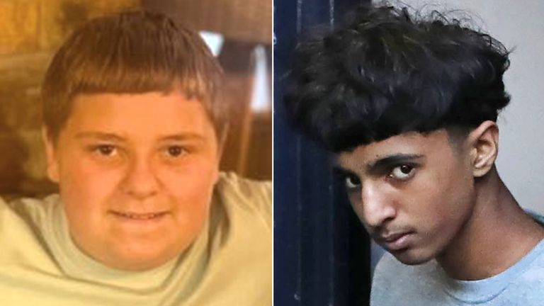 Harvey Willgoose (L) was murdered by Mohammed Umar Khan (R). Pics: PA/Ben Lack Photography