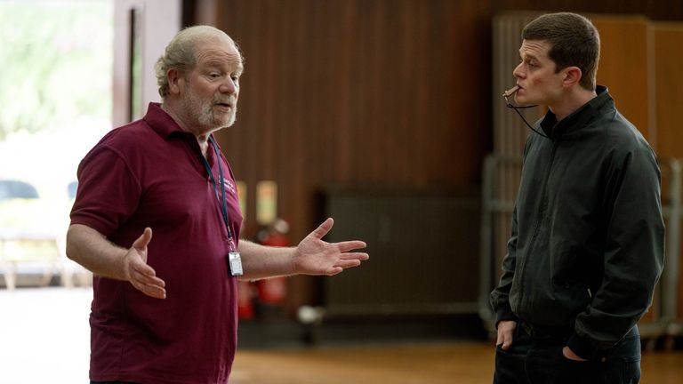 Scottish actor Peter Mullan with Robert Aramayo. Pic: StudioCanal