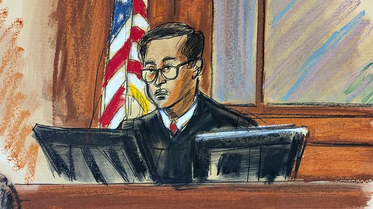 Judge Arun Subramanian told Combs he will still have a life after prison if he takes his second chance. Pic: Elizabeth Williams via AP