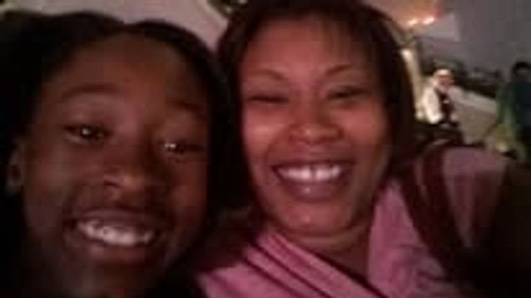 Melba Whitehead and Kaura Taylor in an old photo
