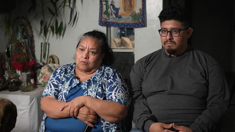Ismael's brother and mother, Lucia