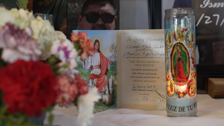 Images from Ismael's funeral service