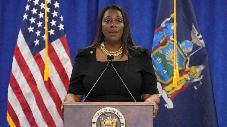 Letitia James. Resim: Reuters