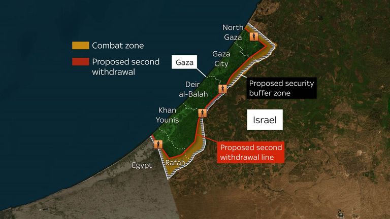 Map showing proposed security buffer zone