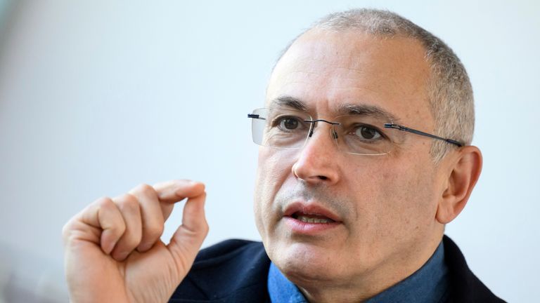 Mikhail Khodorkovsky thinks a Ukraine peace deal might be possible. Pic: dpa/AP