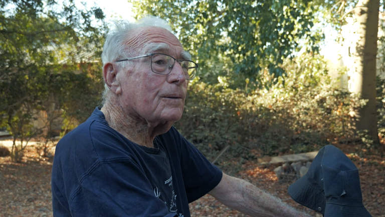 Natan says his home was one of only six to escape being ransacked