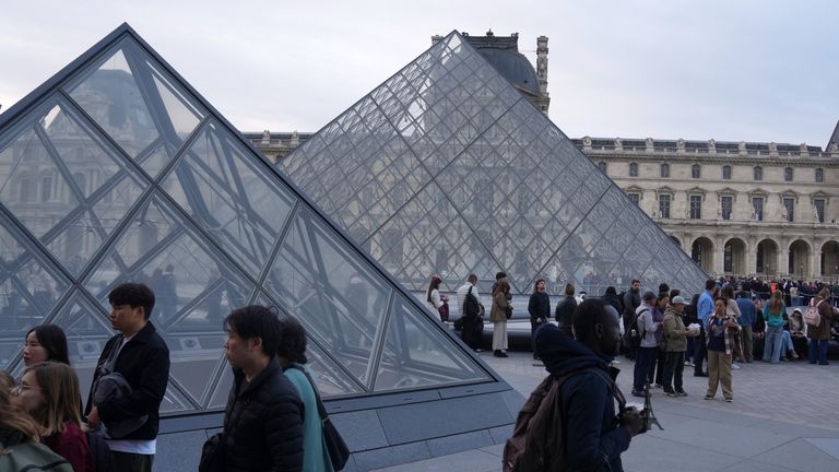 The museum reopened on Wednesday. Pic: AP 