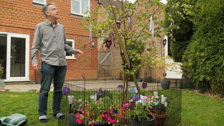Pete Aitken, whose daughter Hannah died by suicide in 2023