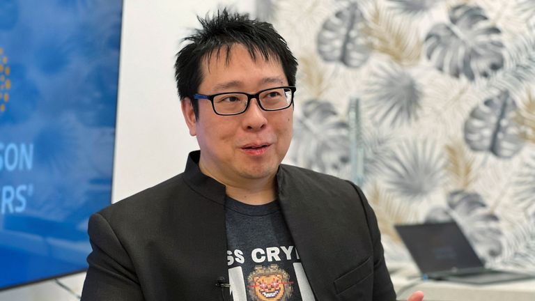 Samson Mow bir vokal Bitcoin destekçisidir. Pic: Reuters
