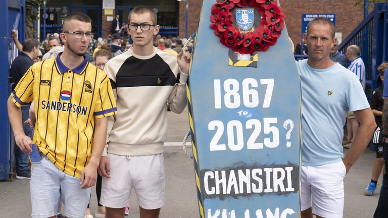 Sheffield Wednesday's troubles have sparked furious protests from fans. Pic: PA
