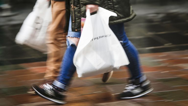 Total retail sales in the UK increased in September compared to the year before. File pic: PA