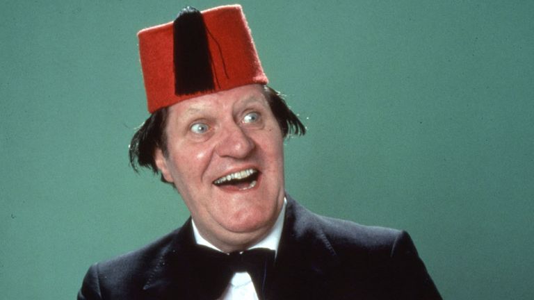 Caerphilly is the birthplace of the comedian Tommy Cooper. Pic: Fremantle Media/Shutterstock