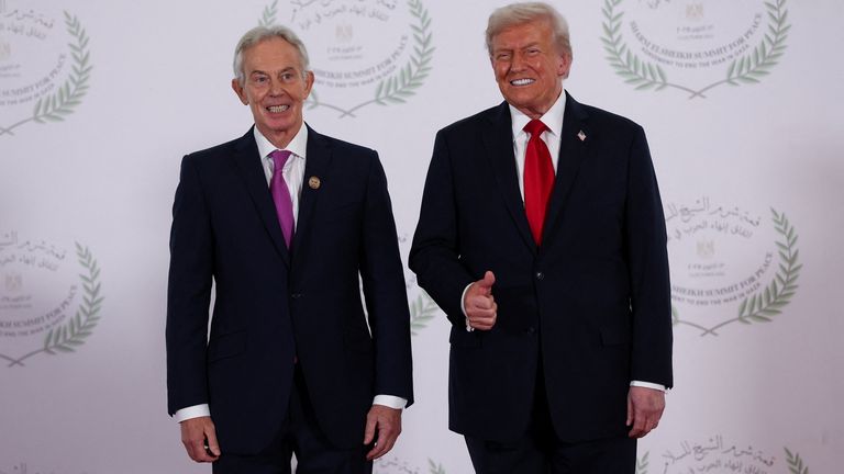Questions remain over how involved figures such as Tony Blair will be. Pic: Reuters
