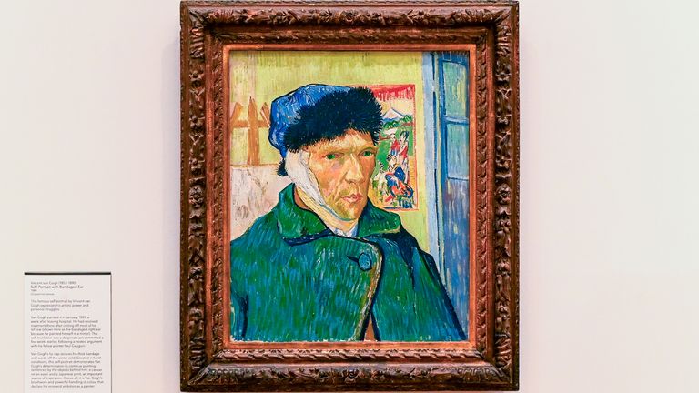 Vincent van Gogh (1853 – 1890), Self-Portrait with Bandaged Ear (1889)