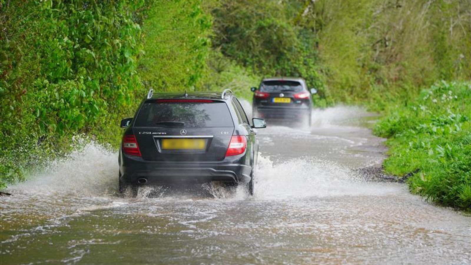 UK weather: Dozens of flood alerts in place across England and Wales amid warning of heavy rainfall