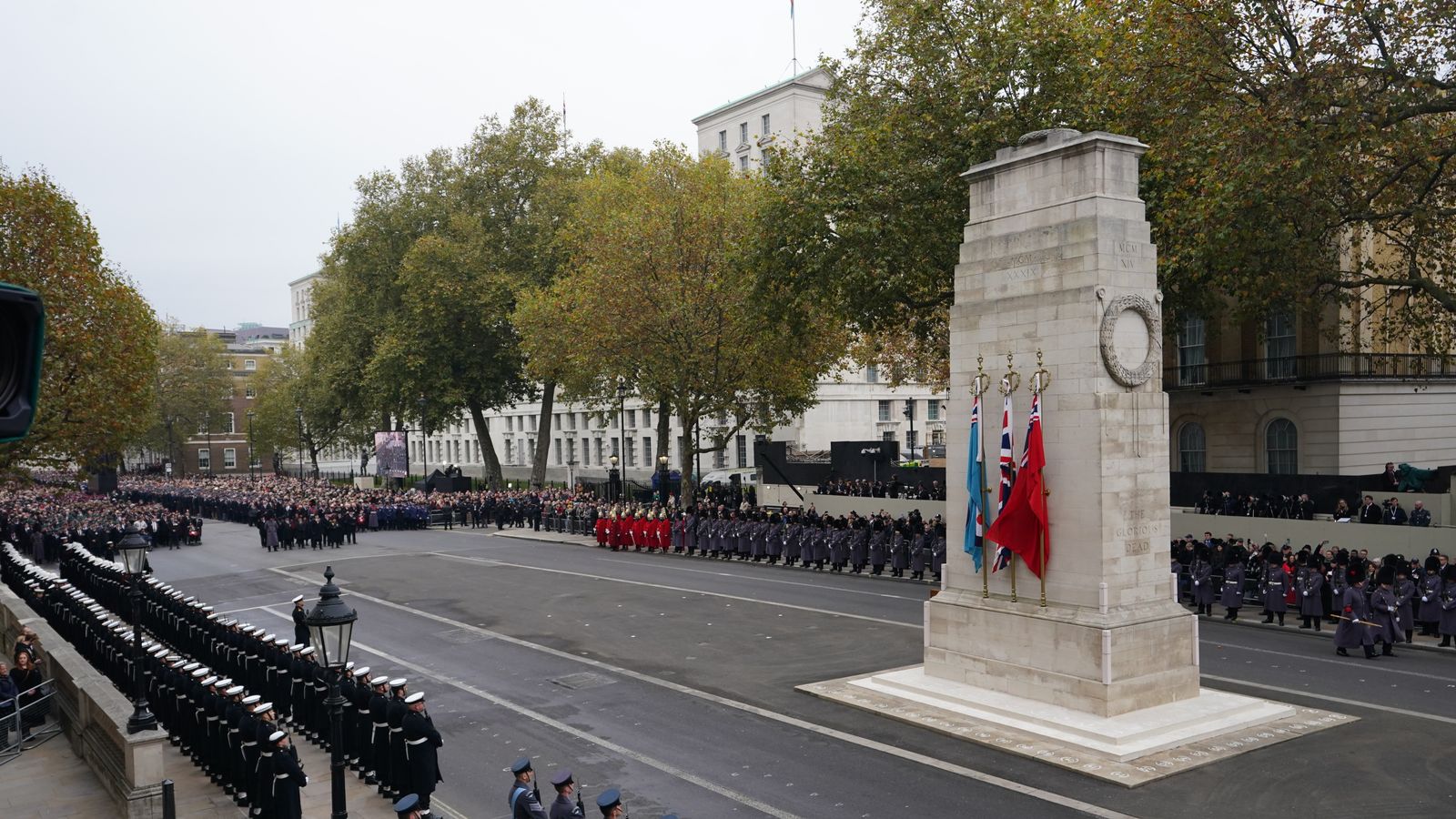 Armistice Day services at Cenotaph and across country as UK falls ...