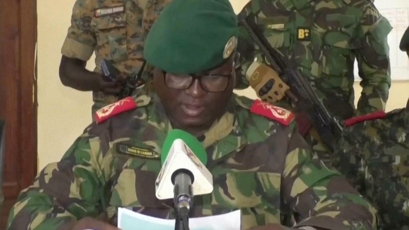 Guinea-Bissau: Military seizes power as president Umaro Sissoco Embalo 'deposed and arrested'