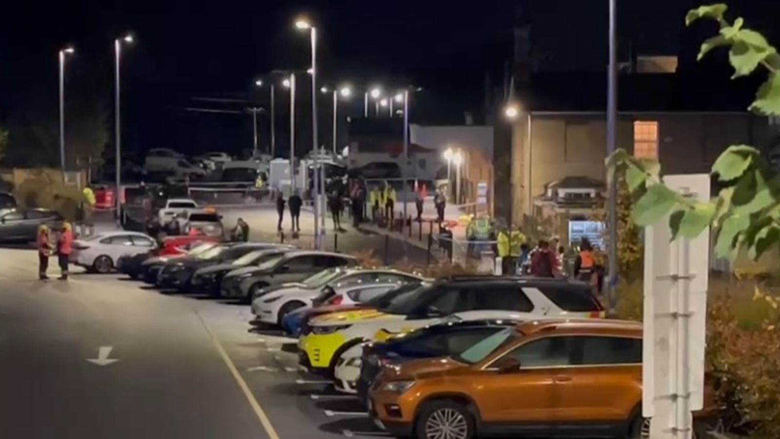 Two men arrested and a number taken to hospital after multiple people stabbed on train