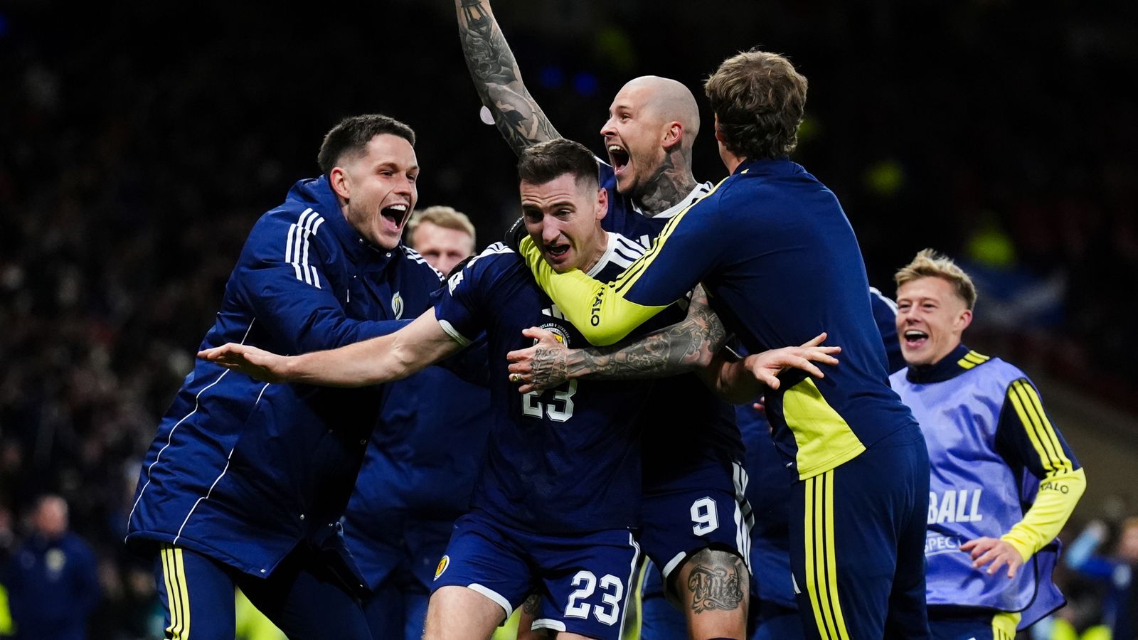 Scotland secure men's World Cup spot for first time since 1998 after beating Denmark