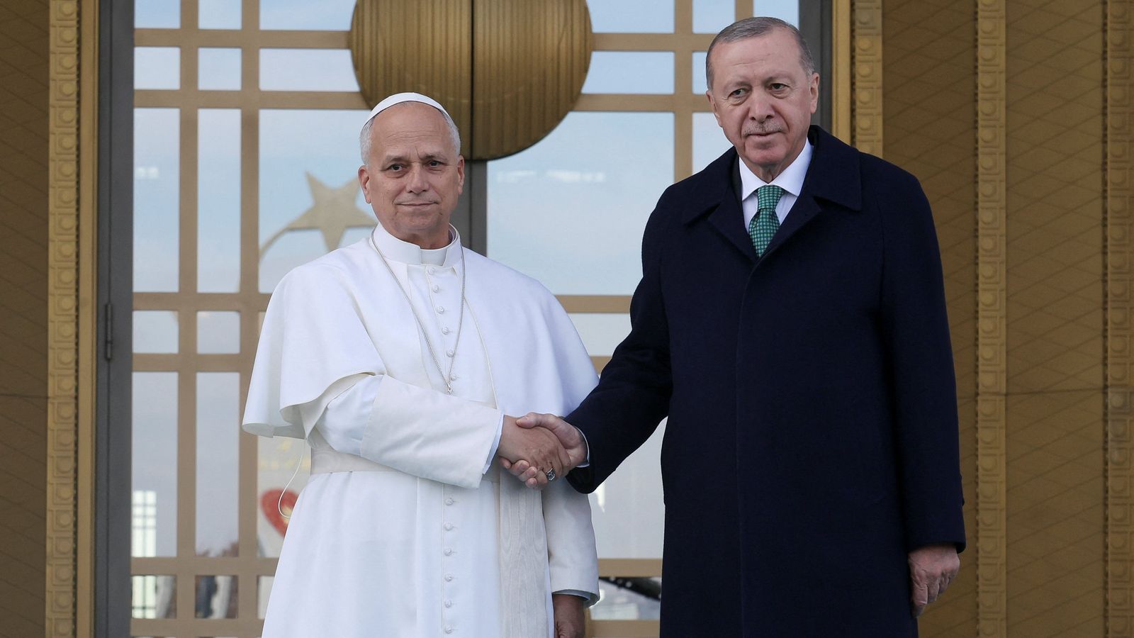 Pope Leo arrives in Turkey for his first foreign visit with a message of peace