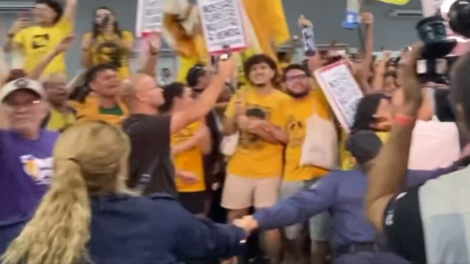 Protesters armed with batons storm COP30 venue in Brazil