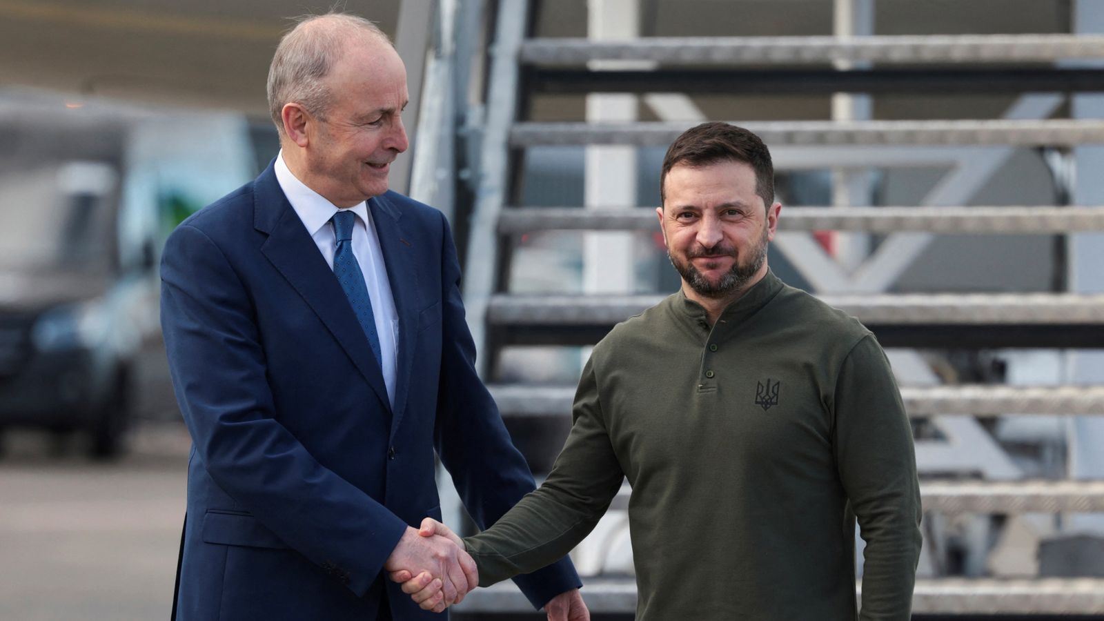 Zelenskyy to make first official visit to Ireland - as 'productive' Ukraine-US talks under way in Florida