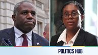 David Lammy and Kemi Badenoch. Pics: PA