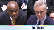 David Lammy and James Cartlidge