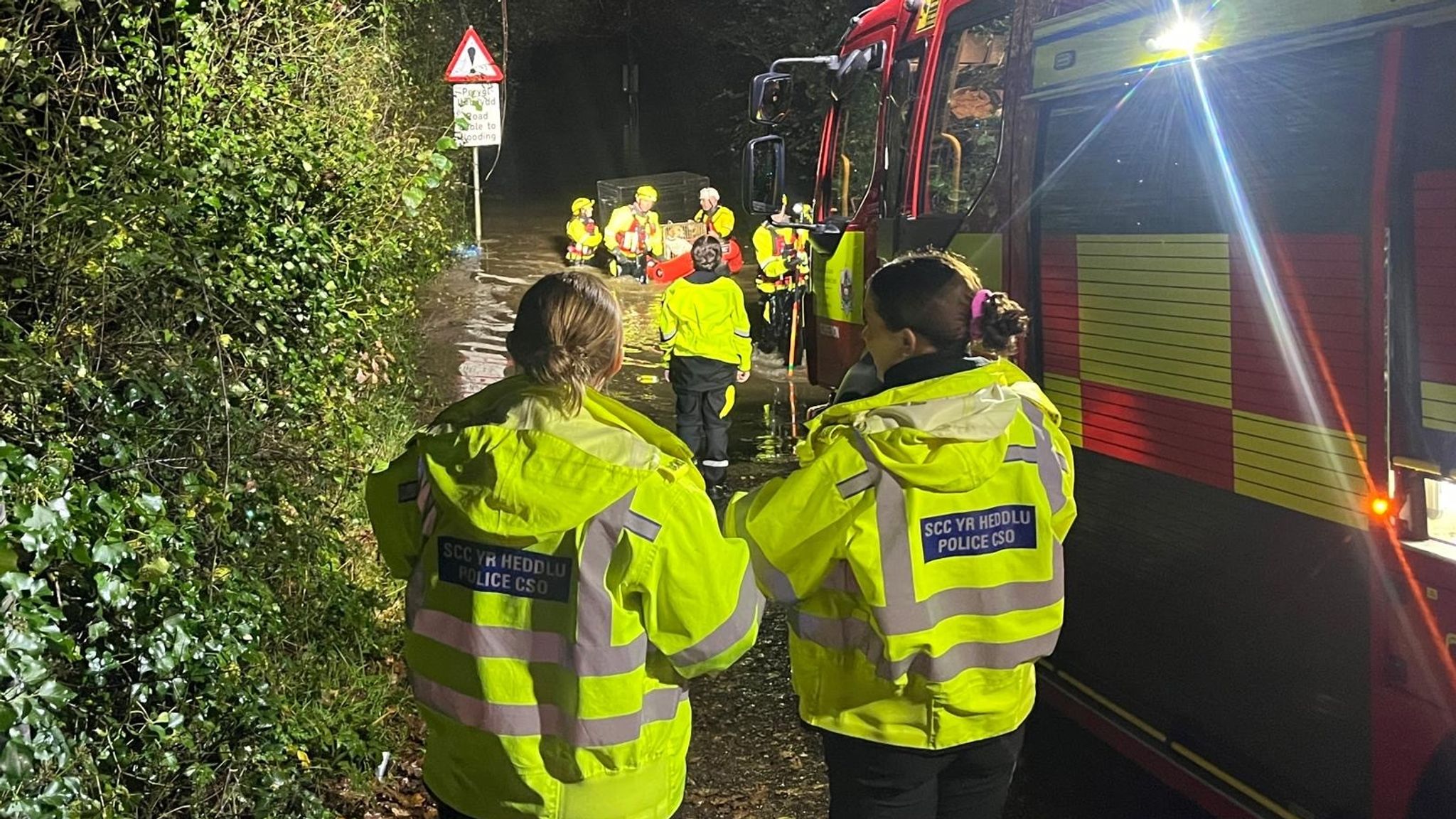 Major incident declared in parts of Wales after flooding triggers ...