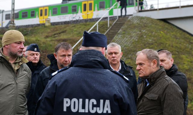 Railway bombing an 'unprecedented act of sabotage', Poland's PM says