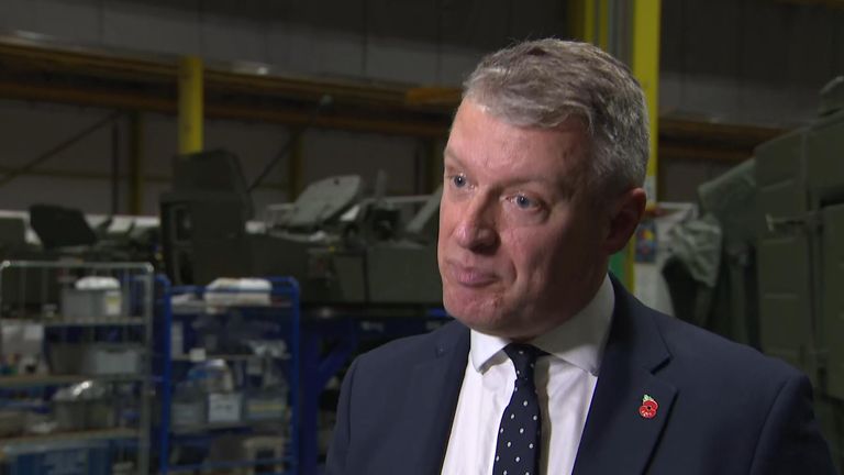 Luke Pollard, the defence procurement minister, says the Ajax is safe to use