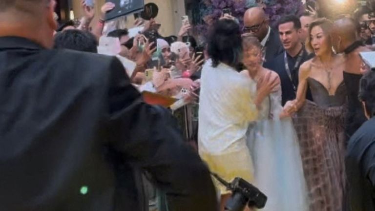 Ariana Grande Accosted by Notorious 'Pyjama Man' at Wicked Premiere in Singapore