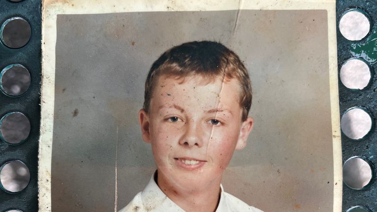 Arthur, aged 12 in the picture, was regularly abused by his babysitter, Shaun Burton, from the age of five