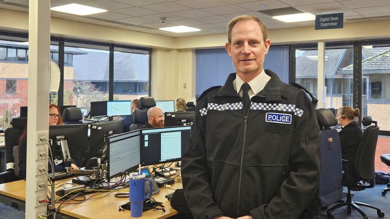 (Human) Chief Superintendent Simon Dodds is involved in the pilot. Pic: PA