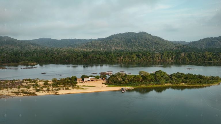 Kayapo territory in the Amazon