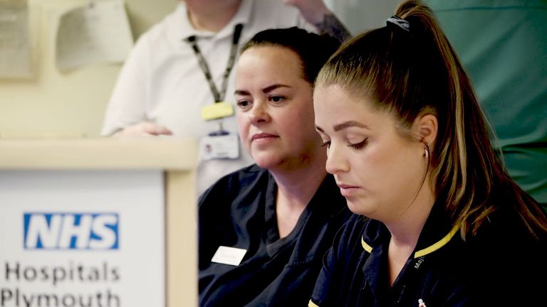 Catie Crisp, a trainee advanced clinical practitioner