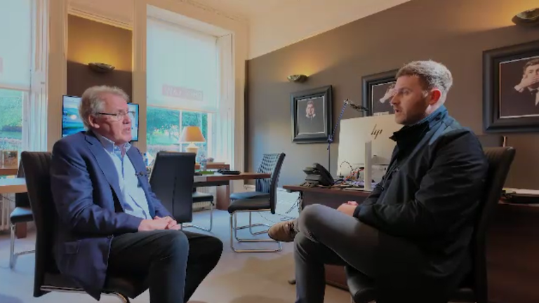 Professor Peter Watson speaks to Sky's Connor Gillies