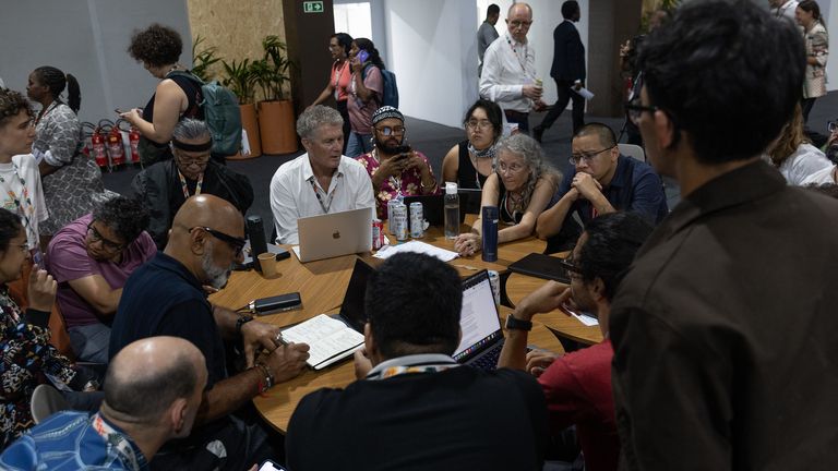 skynews-cop30-brazil-climate-change_7089864 Nos bastidores da COP30: como chegaram ao acordo final | Notícias de ciência, clima e tecnologia