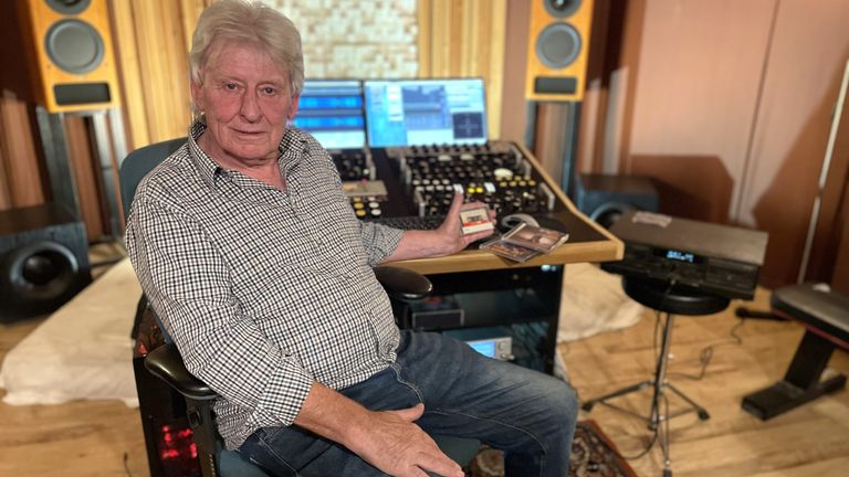 David Jolly, known as Chabby, has this tape from Ozzy Osbourne's rehearsals in Ilketshall, Suffolk, 45 years ago