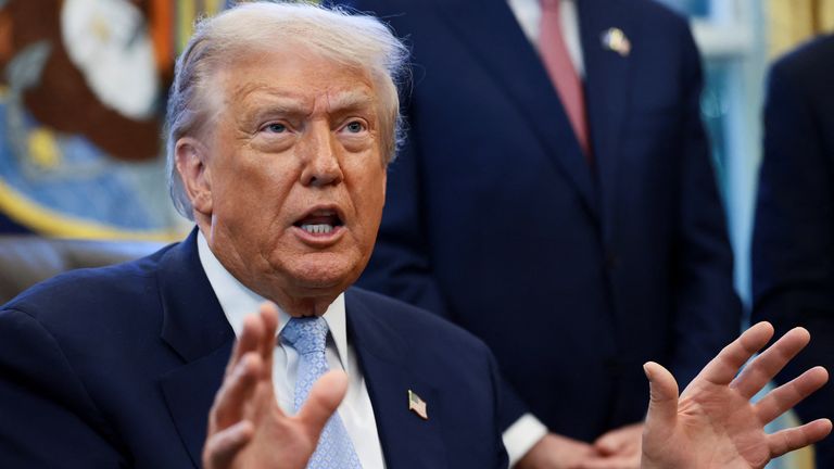 Few Americans believe Donald Trump has handled the Epstein case well. Pic: Reuters