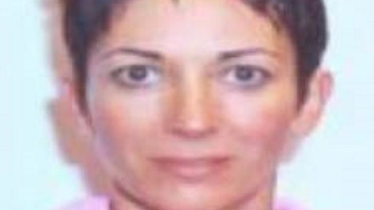 A police mugshot of Ghislaine Maxwell. Pic: PA/US Department of Justice