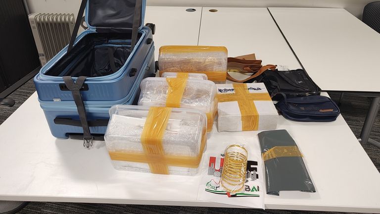 Police have launched a money laundering investigation following the haul. Pic: GMP/PA Wire 