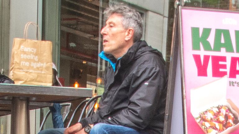 A photo of of Howard Phillips taken from Met Police surveillance footage. Pic: PA