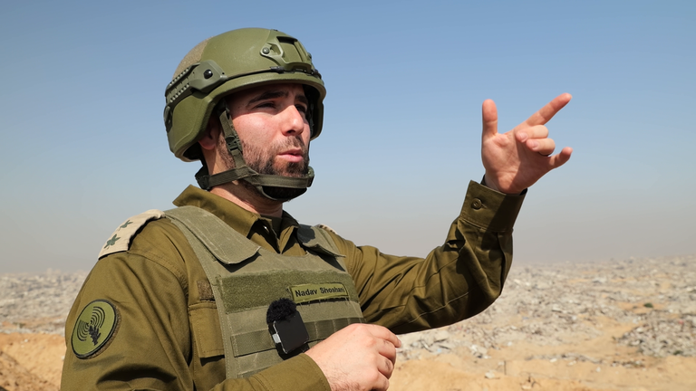 Lieutenant Colonel Nadav Shoshani, the spokesperson for the Israeli Defence Forces