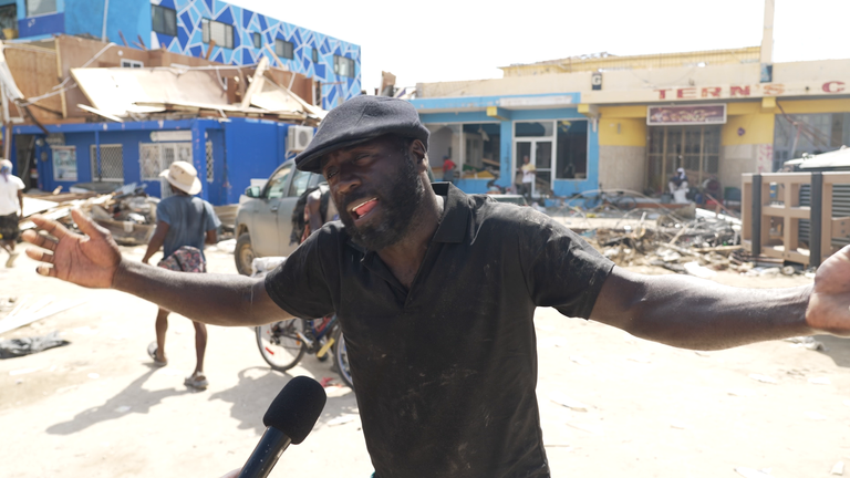 In Black River, this man pleads for help