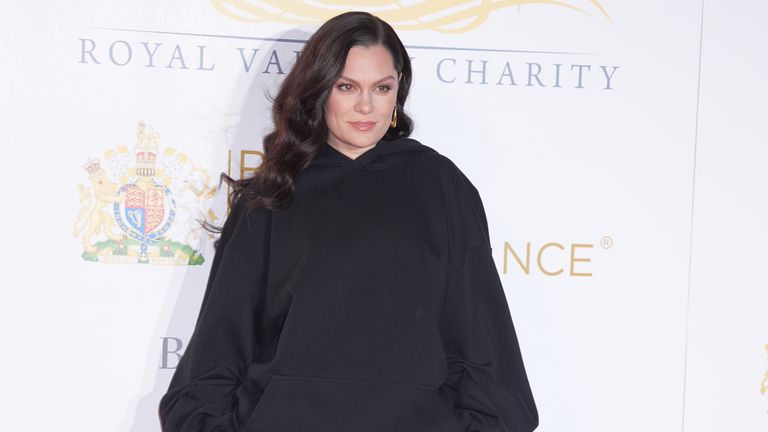 Jessie J attends the Royal Variety Performance. Pic: PA