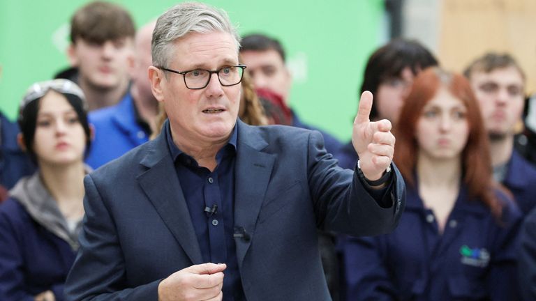 Sir Keir Starmer is not expected to fire his chief of staff, Morgan McSweeney. Pic: Reuters  